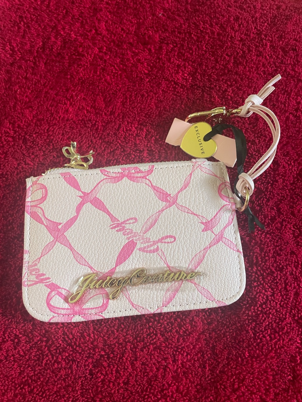 Juicy Couture Women's Pink Card holders Wallet